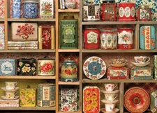 Cobble Hill Vintage Tins 1000 Piece Jigsaw Puzzle