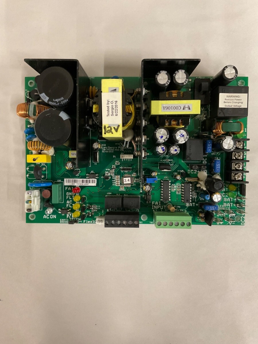 LifeSafety FlexPower AC Power Supply (LSP-FPO250-PCB-09B) | eBay