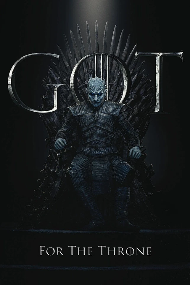Game of Thrones The Night King For The Throne - Poster 61x91,5 cm