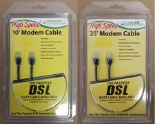 NEW Cables Unlimited High Speed Modem Cables for DSL/Analog/Digital