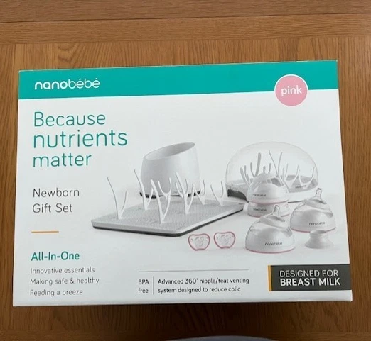 Nanobebe Newborn 25 piece Gift Set - PINK