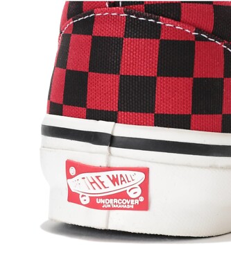 Undercover × OTW by Vans Era Red Check UC1D9F05-RED Men's Size | eBay