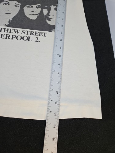 Vtg 80s The Beatles Shop T Shirt Medium Single Stitch Museum Shop USA MADE - Picture 9 of 22