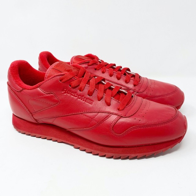 reebok classic leather ripple red