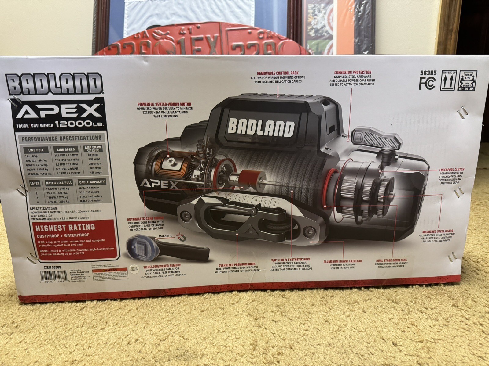 badlands apex winch 12000pds eBay