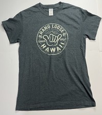 Hang Loose T Shirt Hawaii T Shirt Surf Surfing Mens Small Vintage Old School