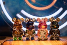 Cyberpunk Necklace with Large Bear Pendant, Unique Circuit Necklace, IT Tech Nec