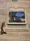 VINTAGE 1984 HAMMS BEER BEAR TOE IN WATER LAKE SCENE LIGHT UP SIGN PABST BREWING