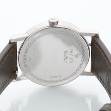 Rolex Cellini 5115/9 White Jubilee Dial 18k White Gold Midsize Watch 6