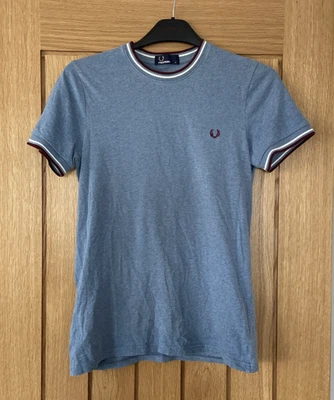 Fred Perry  blue T-Shirt Tee Cotton Men's Size S - Image 1 of 4