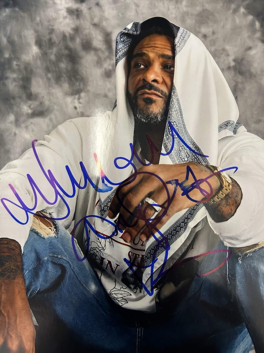 JIM JONES SIGNED 8x10 Photo RAP HIP HOP Dip Set New York | eBay