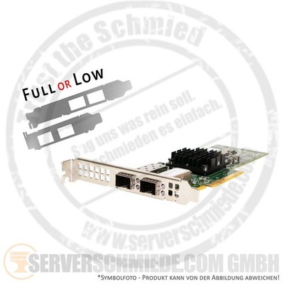 Dell Broadcom 57414 2x 25Gb SFP28 PCIe x8 Network Controller 04RN58 02MT0