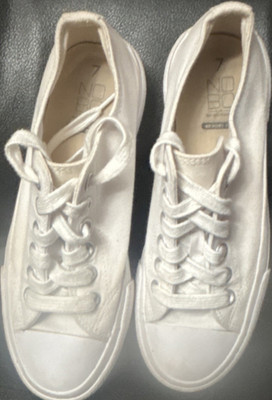 Converse Jack Purcell White Canvas Low Top Lace Up Athletic Sneakers Men
