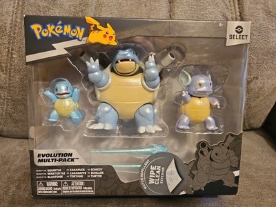 2022 Pokemon Select Squirtle Wartortle Blastoise Evolution Multi-Pack NEW SEALED