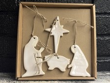 Christmas Nativity Jesus Holy Family Boxed Nativity Ornament Gift Set