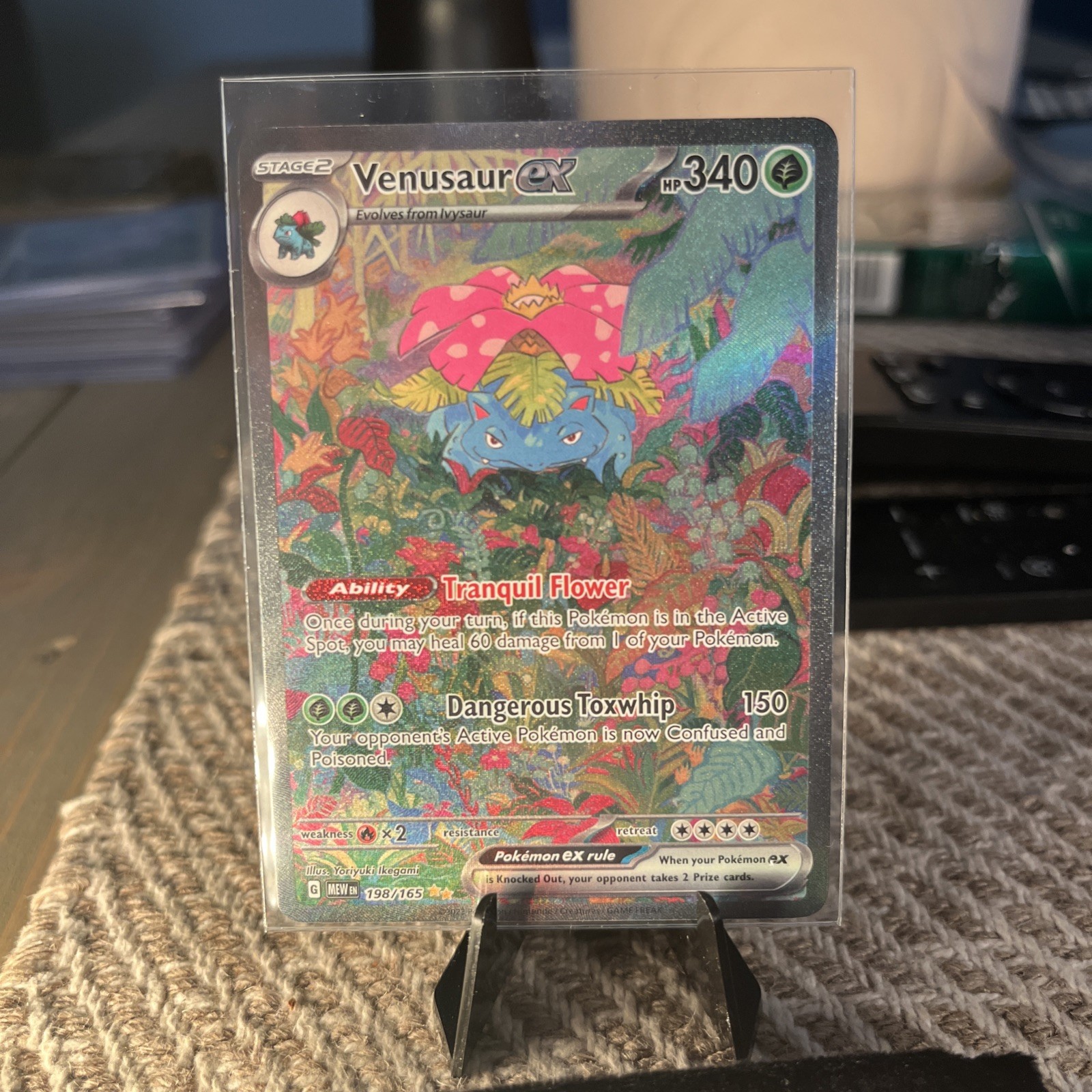Venusaur ex 198/165 Sv: Scarlet & Violet 151 Holo