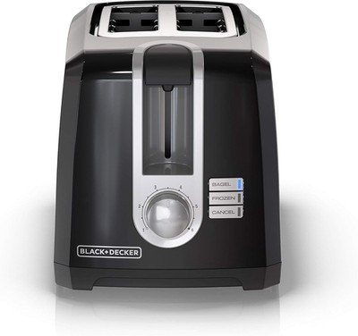 2-Slice Extra Wide Slot Toaster 6 Toast Shade Modes Bagel Frozen High Lift Lever
