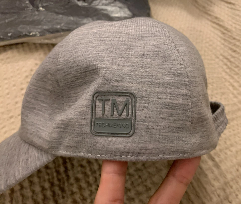 Z ZEGNA Techmerino Wool Baseball Cap - Size L, Gray (Preppy, Quiet Rich) - Image 4 of 4