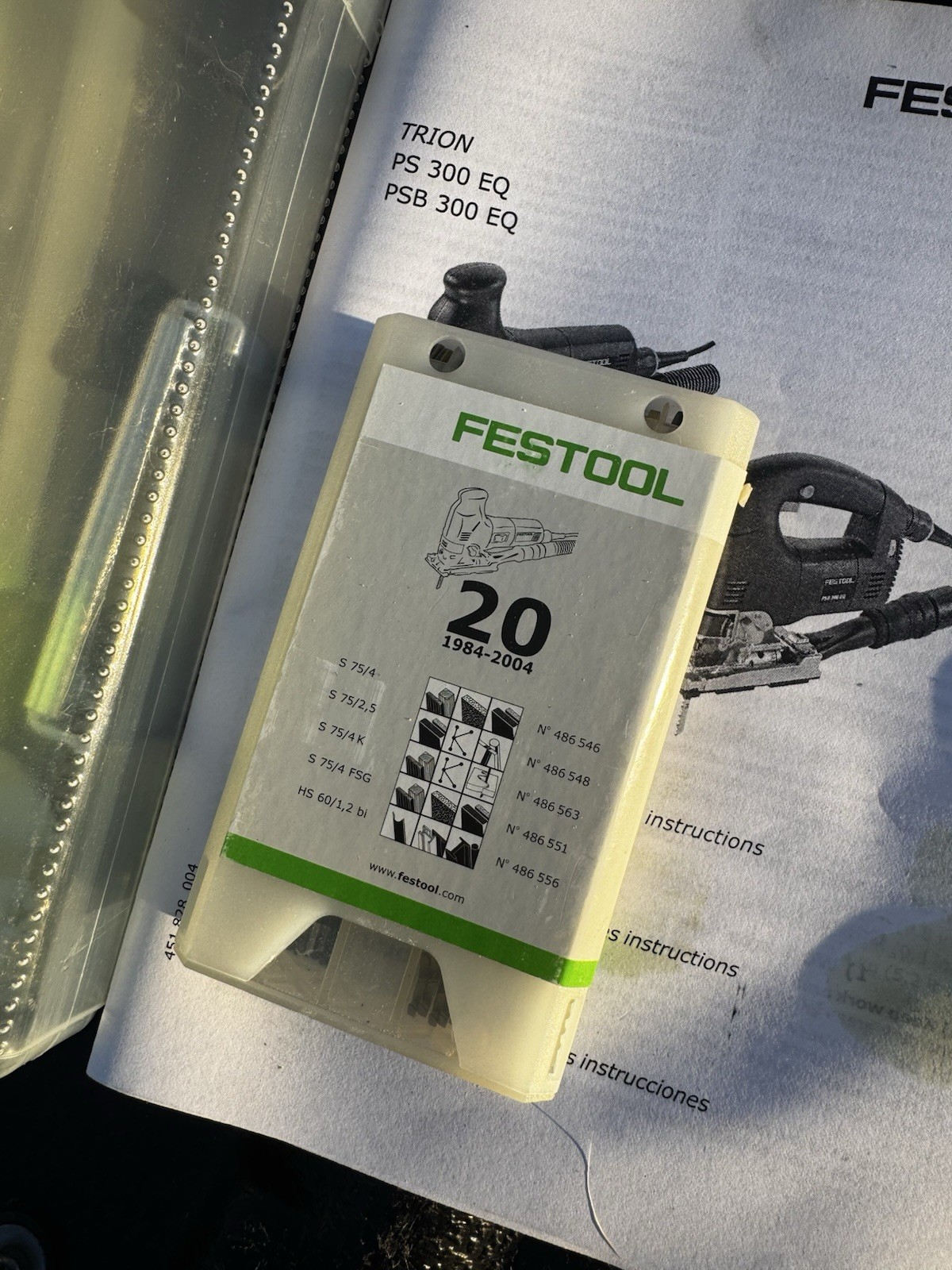 Festool PSB 300 EQ-Plus Jigsaw w/ Systainer + Guides + Blades Made in Germany