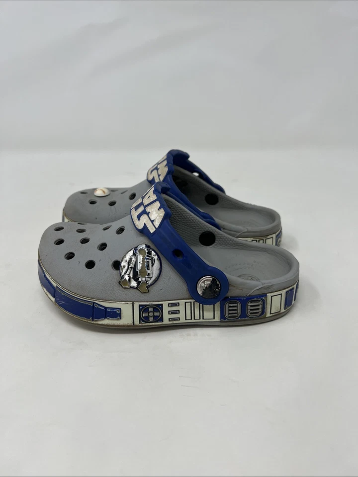 Crocs kids Star Wars R2-D2 серый синий размер 10-11 детей - Изображение 3 из 4