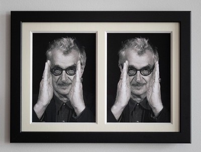 Wim Wenders | Stereoskopisches Bild hinter Passepartout in DIN-A4-Rahmen