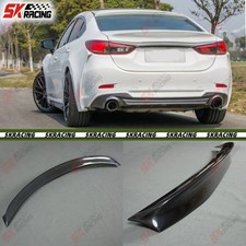 Carbon Fiberunpainted Frp Rear Trunk Spoiler Wing Fits Mazda 6 Atenza 2014-2017