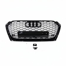 NEW Honeycomb Grill for Audi A5 / S5 B9 2016-2019 Prefacelift Grille Gloss Black