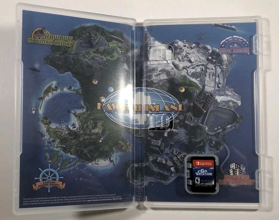Go Vacation (Nintendo Switch, 2018) Limpio, Garantizado EE. UU., ¡Se envía hoy! Foto 3 de 4
