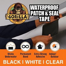 Gorilla Patch And Seal Tape Strong Permanent Flashing Roof Gutter Repair Patches