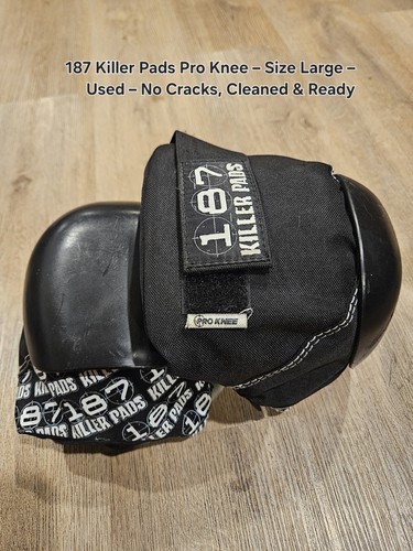 187 Killer Pro Knee Pads – Size Large– Only Used 3 Times, Cleaned And Ready