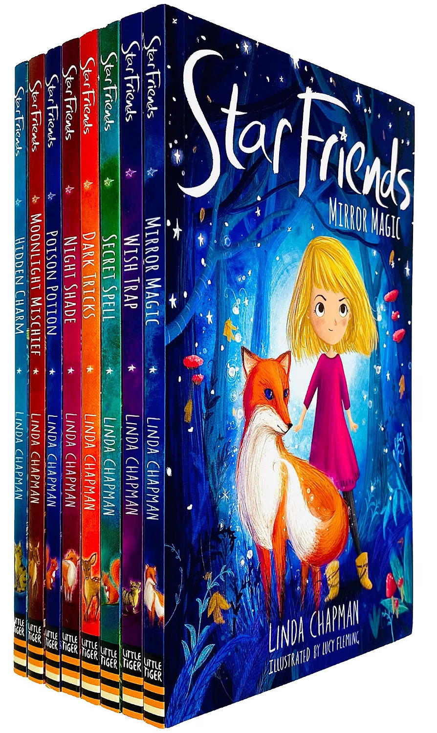 Stripes Publishing Girls Dark Star Friends Series 8 Books Collection Set By Linda Chapman - Paperback - Ages 7-9 - Magical Animal Adventure Stories For Kids - Image 6