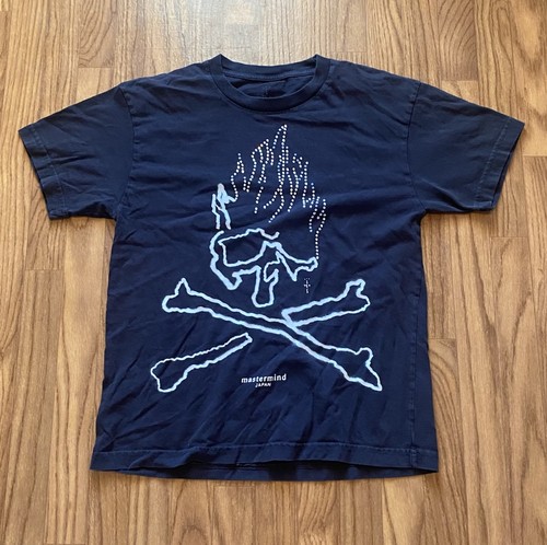 Mastermind Japan x Cactus Jack Travis Scott T-Shirt Sz S Black Jeweled Bedazzled