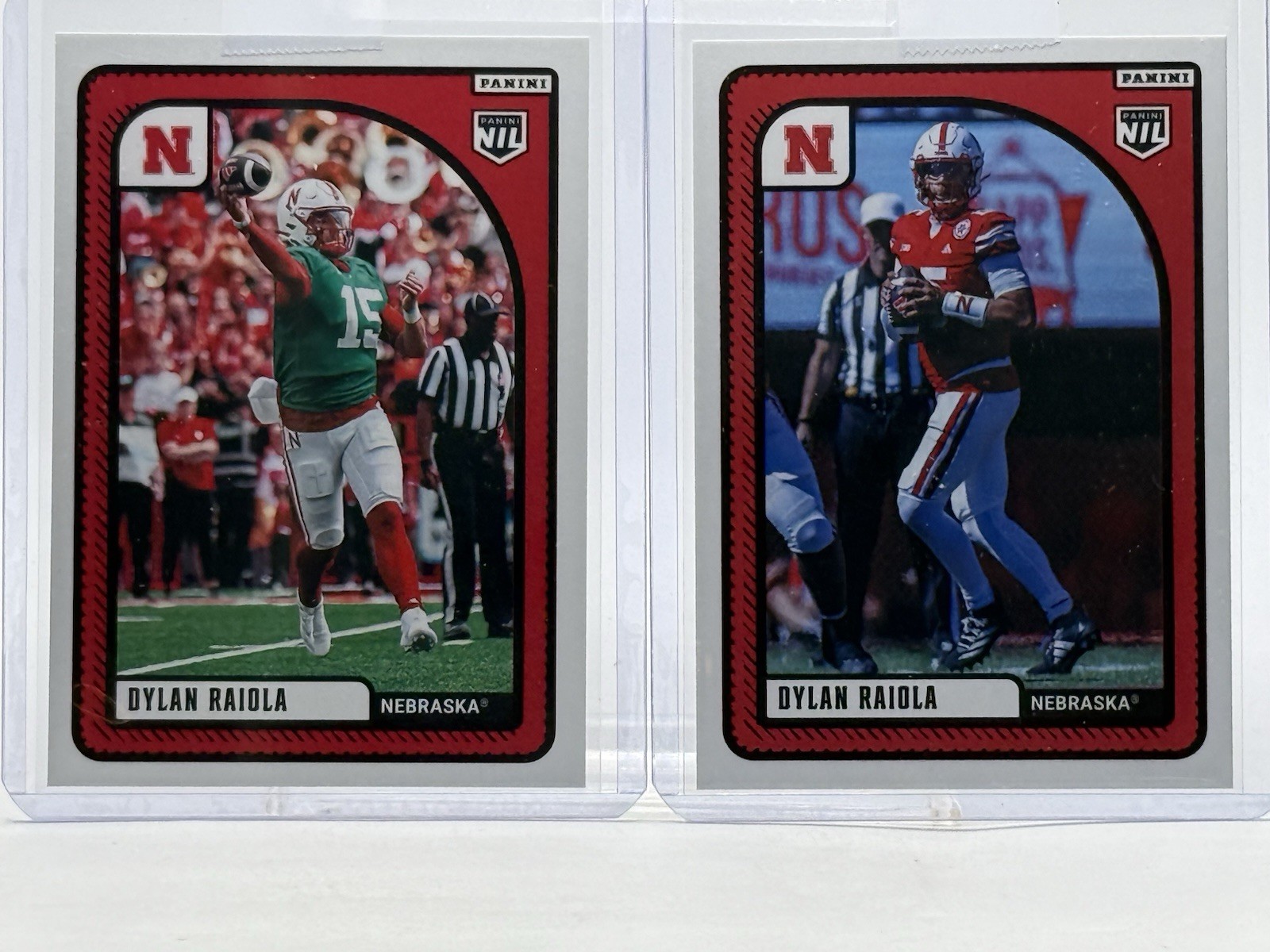 2024 Panini NIL 2-Card Set - DYLAN RAIOLA (Nebraska)