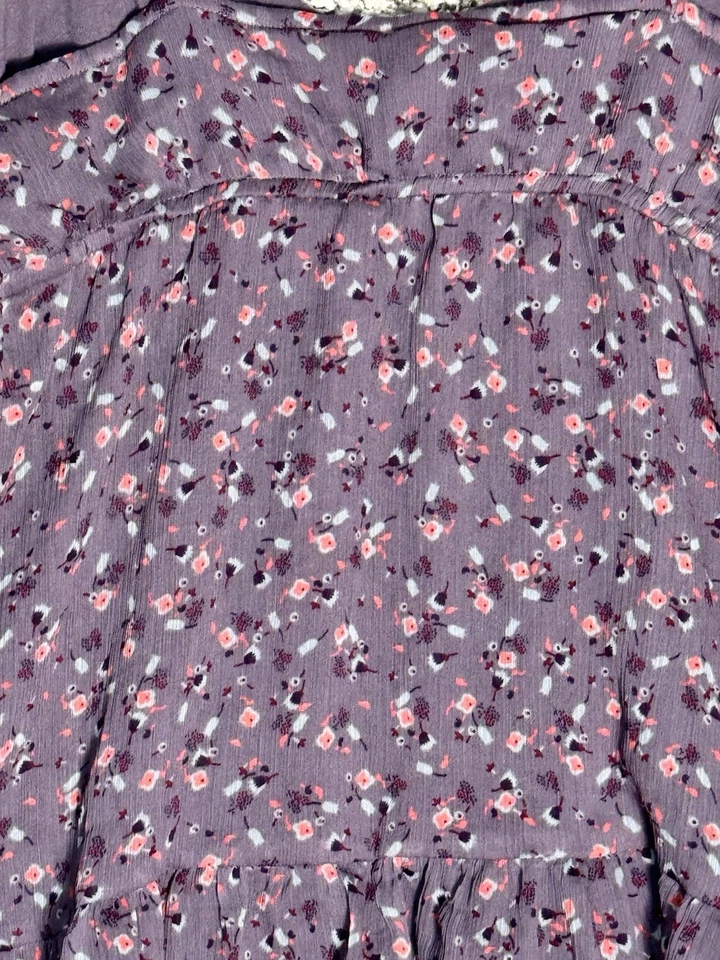 Y2K American Eagle Ditzy цветочный кукла Майка Sz S богемное коттеджкор кокетка - Изображение 4 из 4