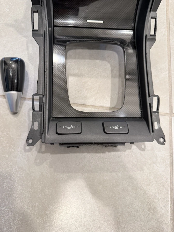2007 Acura Tl Type S Shifter Bezel Trim Panel W/shiftknob Automatic - Image 4 of 4
