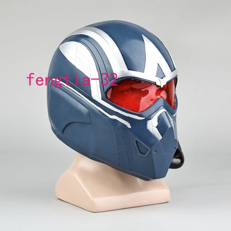 NEW Captain America 4 Hawkeye PVC Full Face Mask Helmet Wearable Cosplay Props - Image 4 of 4
