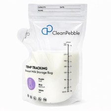   Breast Milk Storage Bags, Temp Tracking Color Change, Double Zipper, Pre-St...