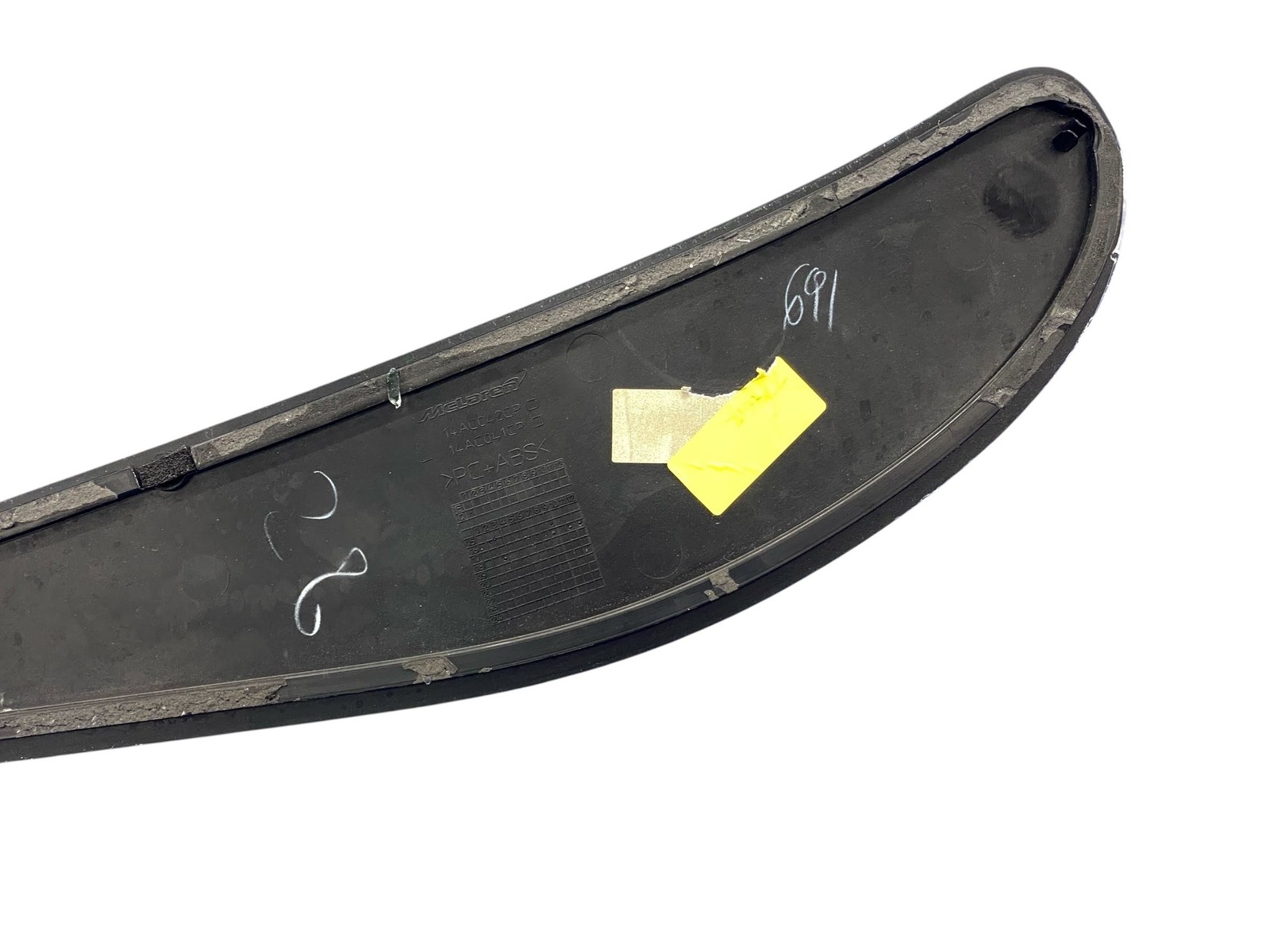 2018-2023 MCLAREN 720S FRONT LEFT INTERIOR INNER DOOR TRIM COVER PANEL MOULDING