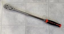 Snap On FHLLFD100 3/8" Dr Cynergy HARD Grip Extra-Long Handle Flex-Head Ratchet