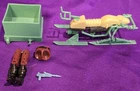 Vintage GI Joe Cobra Zartan's Swamp Skier, Cart, Waist & Legs Hasbro 1984 ARAH
