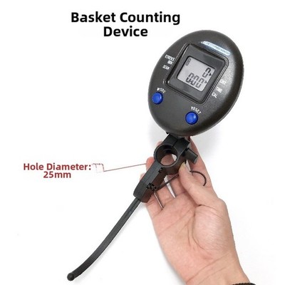 Digital Shot Counter for Basketball For Hoop Sports - Plastic Body Black