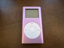 Pink Apple iPod Mini 1st Gen. 64 GB FLASH Mod