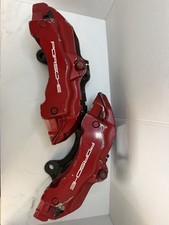 04-10 Porsche Cayenne Front Red Brembo Z18 Brake Calipers Set Of 2 Left Right 04-10 Porsche Cayenne Front Red Brembo Z18 Brake Calipers Set Of 2 Left Right