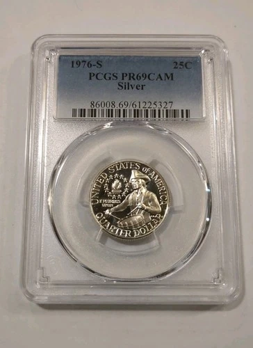 1776-1976 S Washington Bicentennial Proof Quarter PCGS PR69 CAM