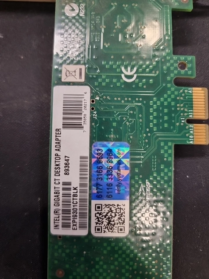 Intel Gigabit CT Desktop Adapter 893647 Scheda di Rete EXPI9301CTBLK - Immagine 2 di 2