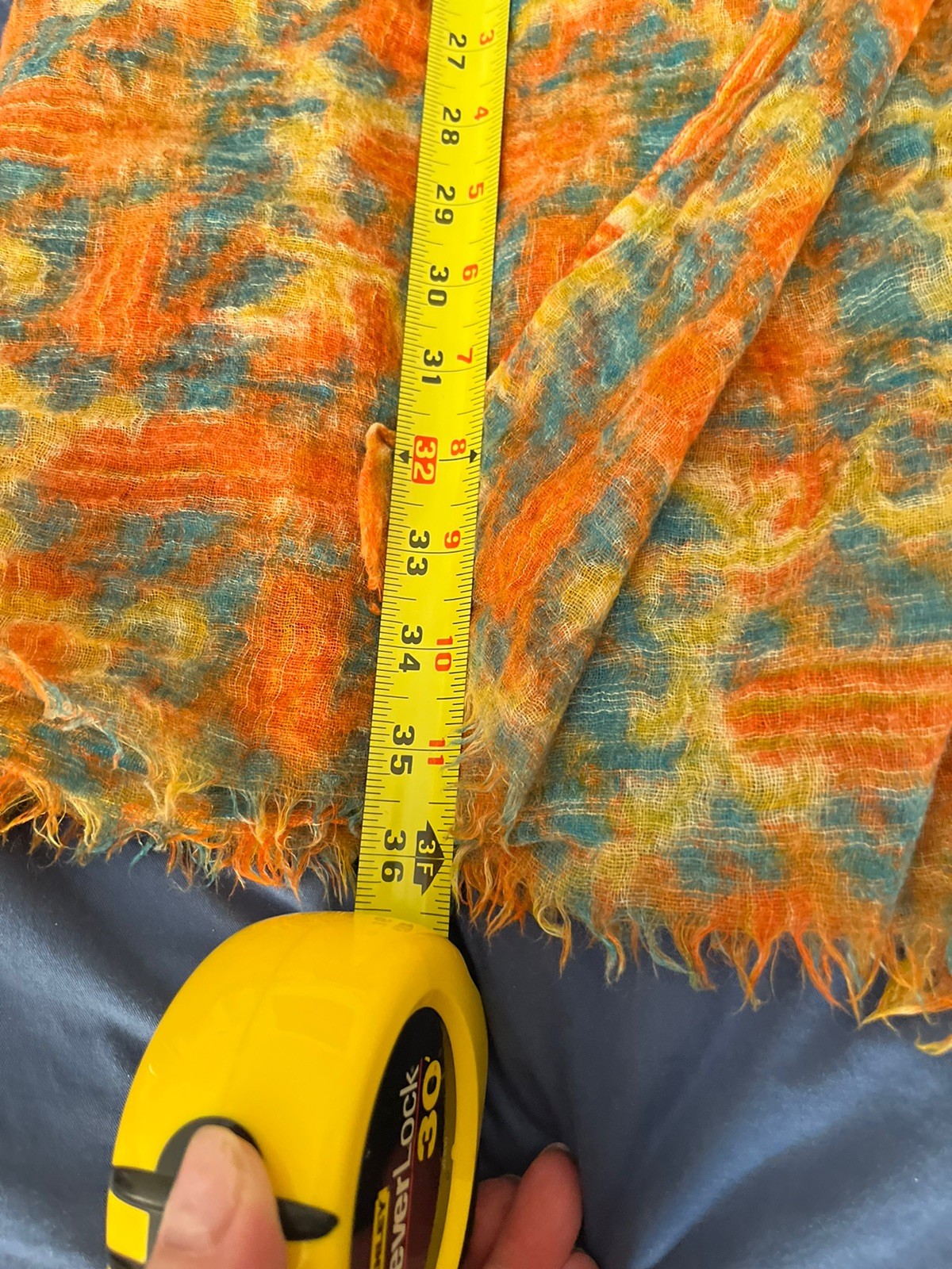 BINDYA 100% WOOL LARGE RECTANGULAR SCARF SHAWL WR… - image 7