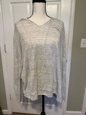 Light Gray Women's Hoodie Sweater