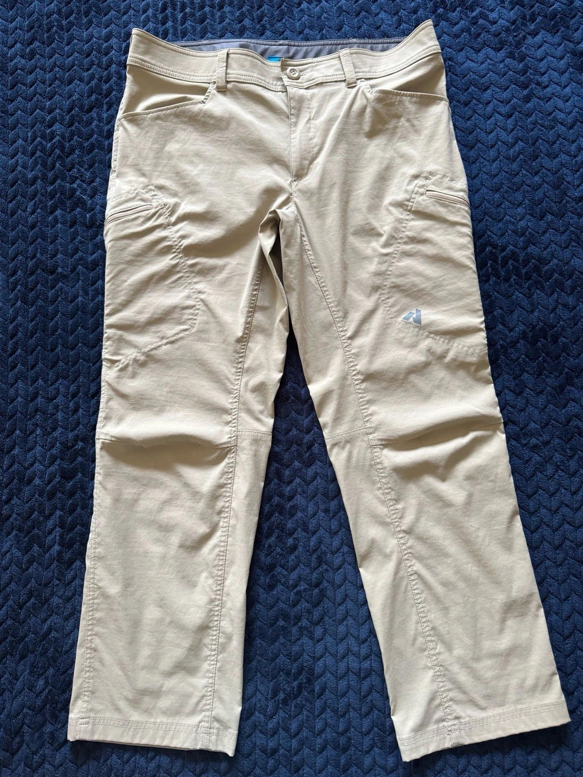 Eddie Bauer Men’s First Ascent Pants Biege Hiking Outdoor Size 38