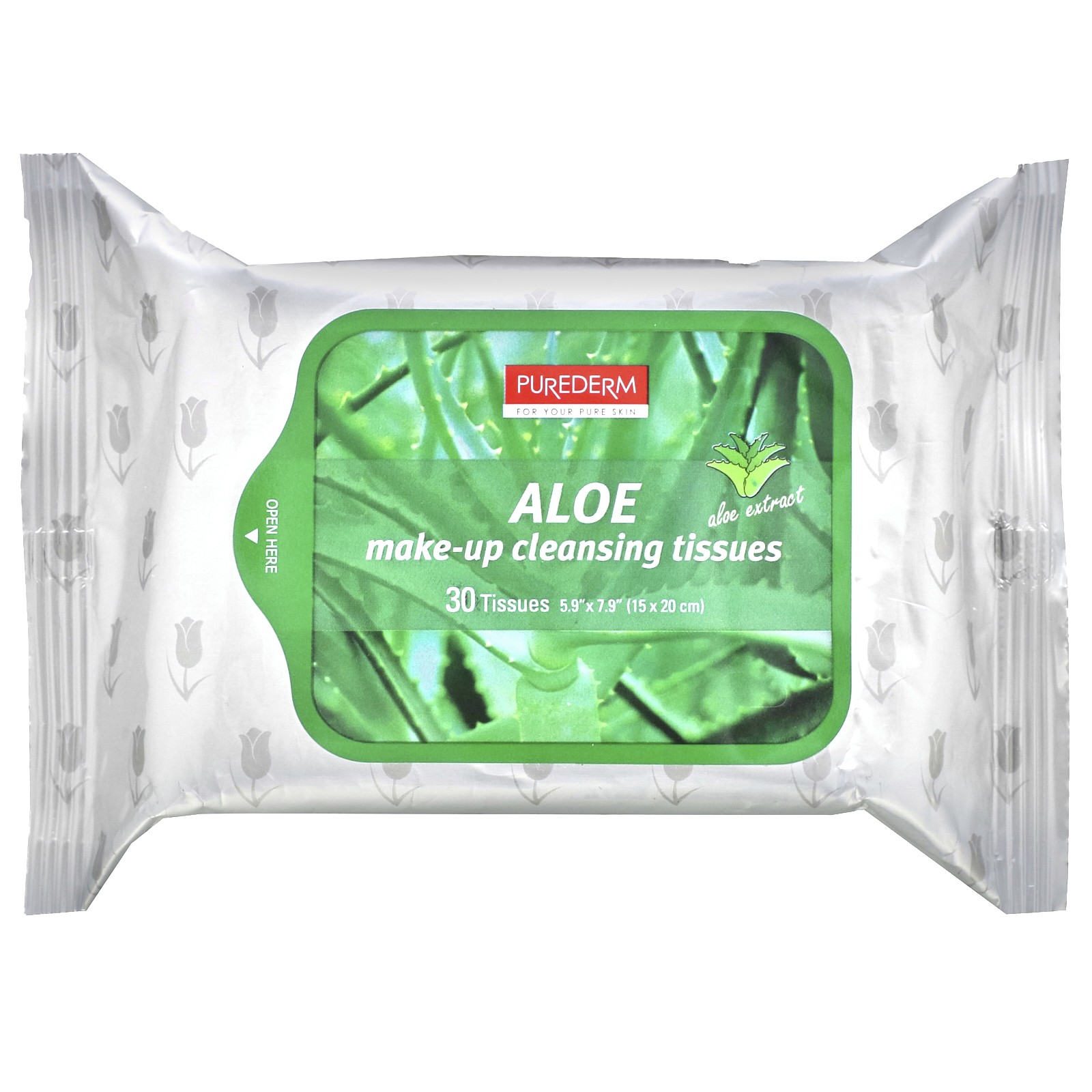 Очищающие салфетки для макияжа Алоэ 30 салфеток 1990₽