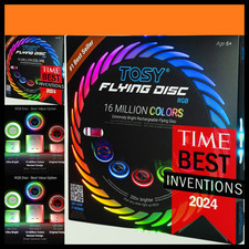 TOSY Flying Disc - 16 Million Colors RGB or 36 LEDs, Extremely Bright, Smart